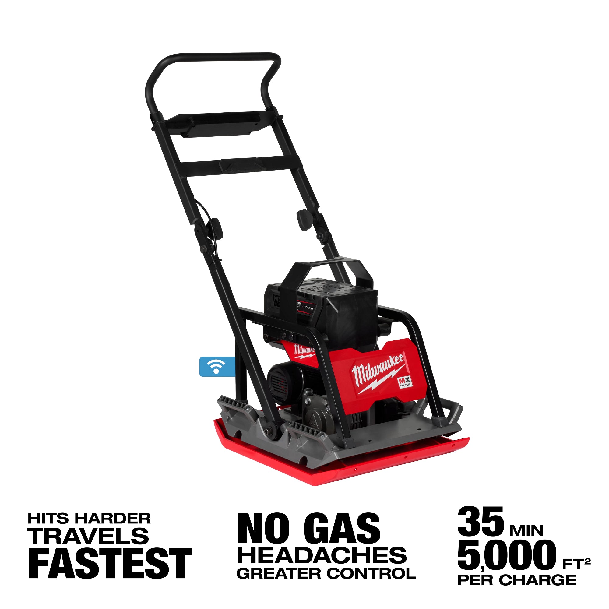 ENSEMBLE COMPACTEUR À PLAQUE 20'' MX FUEL (HD12.0)