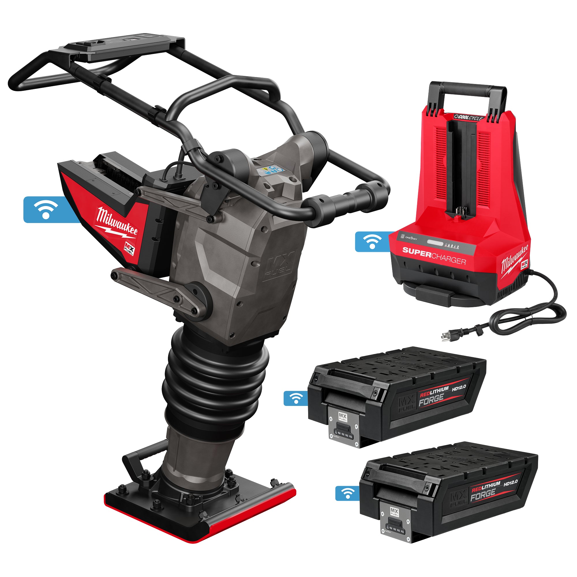 ENSEMBLE COMPACTEUR DE SOL 70KG MX FUEL (HD12.0)