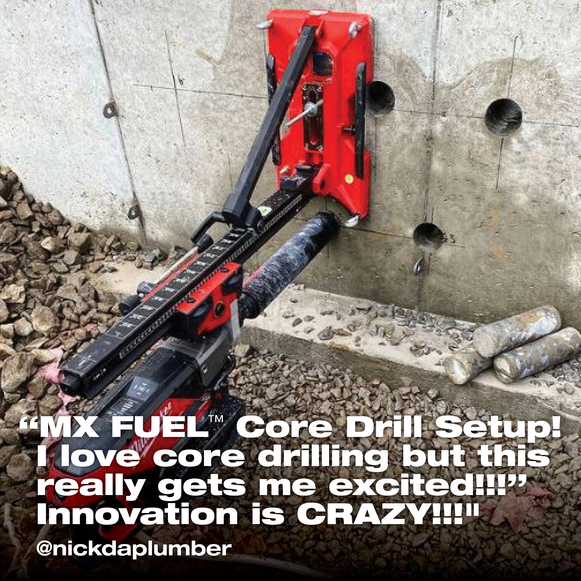 MX FUEL Handheld Concrete Coring Drill Kit (XC406)