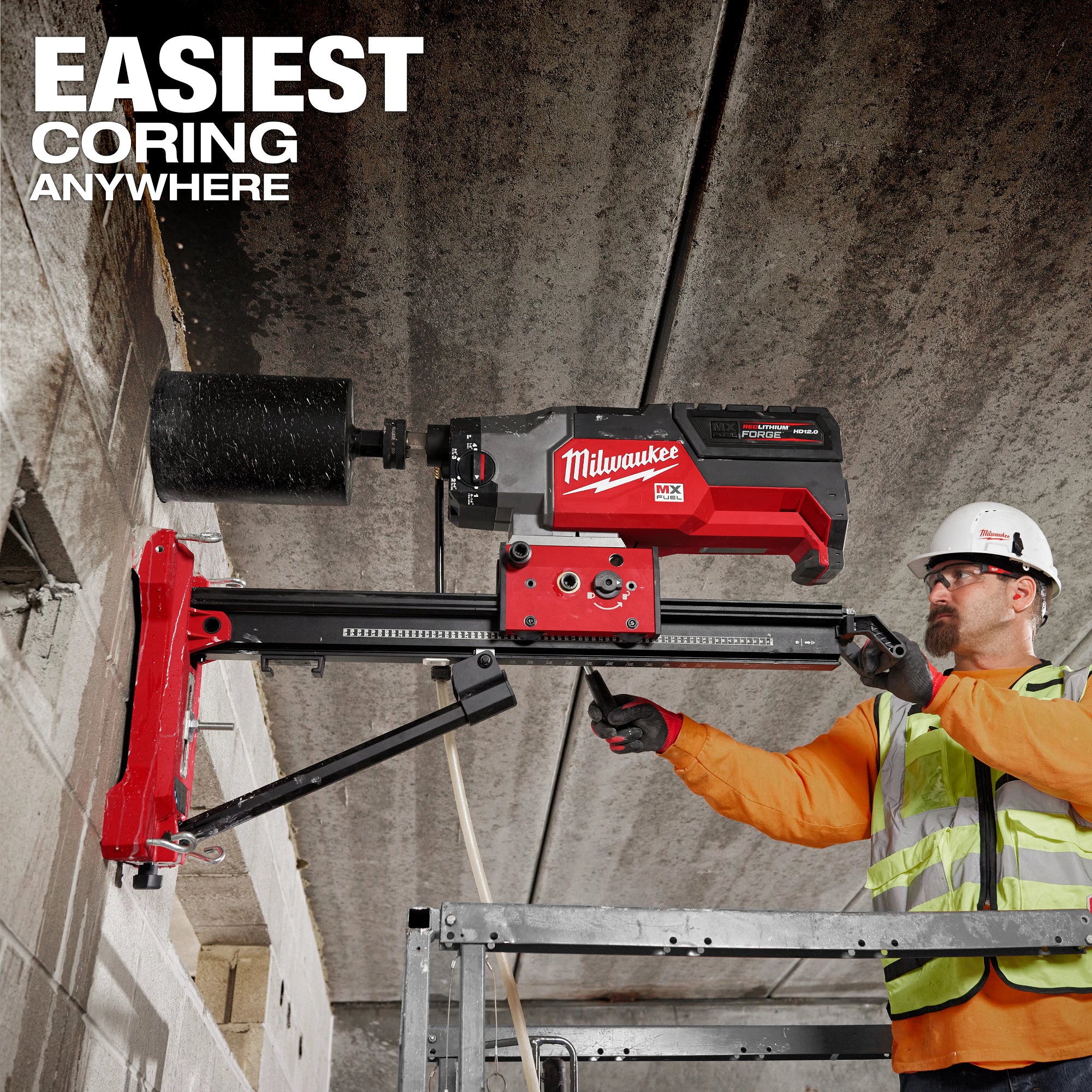 MX FUEL CONCRETE CORE DRILL WITH STAND (HD12.0)