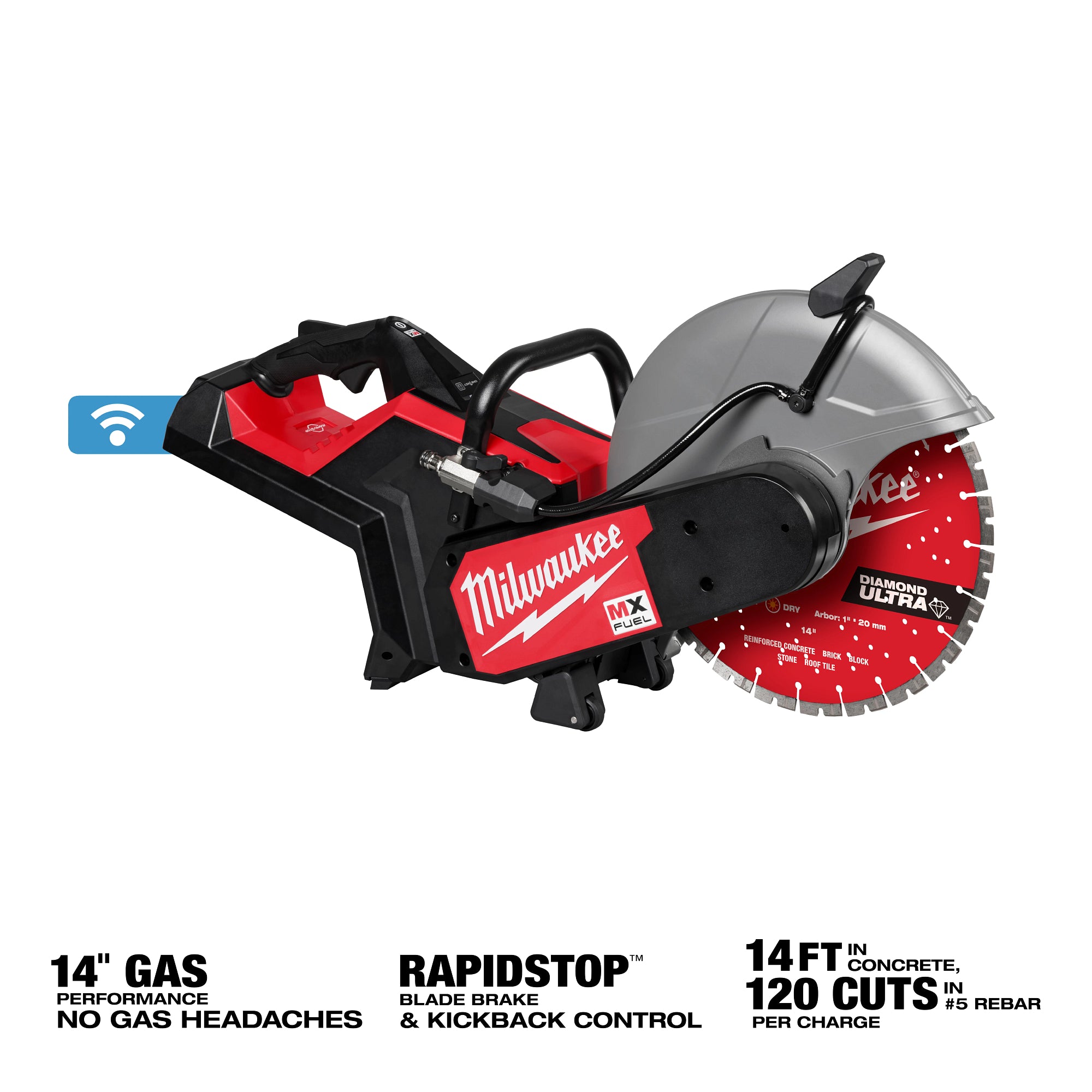 ENSEMBLE SCIE À TRONÇONNER 14'' RAPIDSTOP MX FUEL (XC8.0)