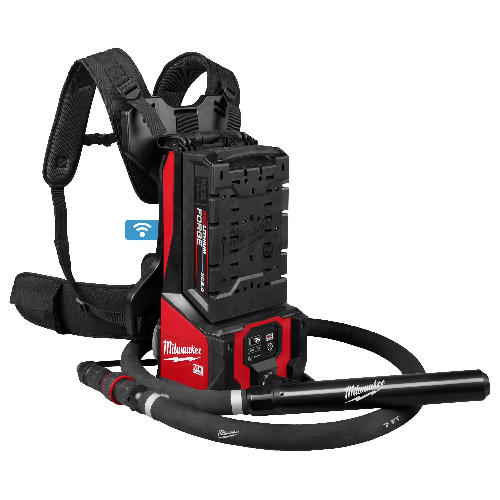 ENSEMBLE DE VIBREUR À BÉTON HF  VIBRATEUR/TÊTE MX FUEL XC8.0