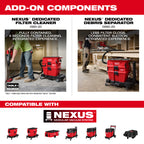 ENSEMBLE ASPIRATEUR 12 GALLONS SEC & HUMIDE M18 FUEL HD12.0