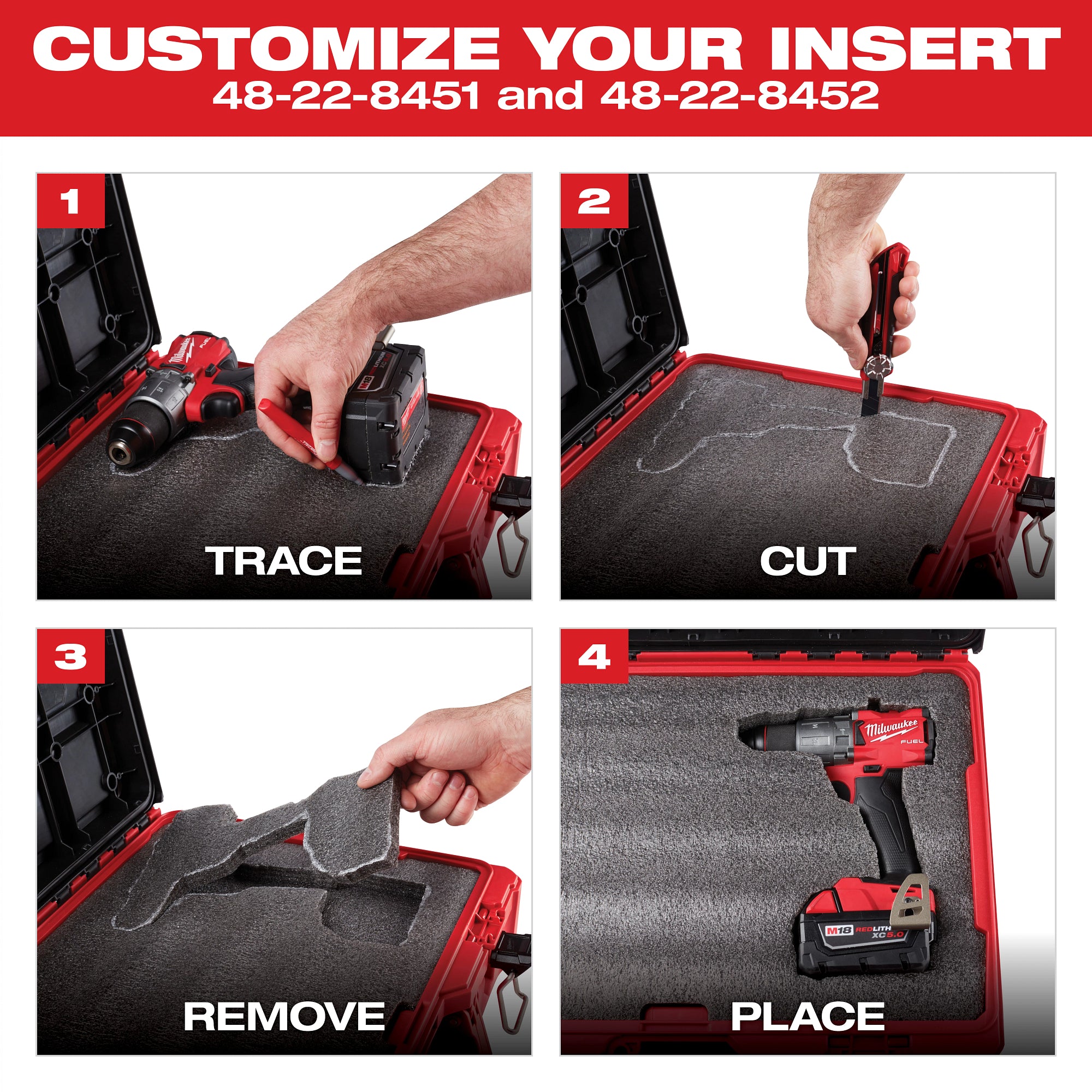 MOUSSE POUR COFFRE PACKOUT