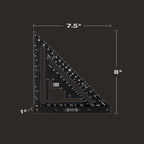 ÉQUERRE DE CHARPENTIER 7''