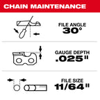 CHAÎNE DE 16'' POUR SCIE À CHAÎNE 2727-20