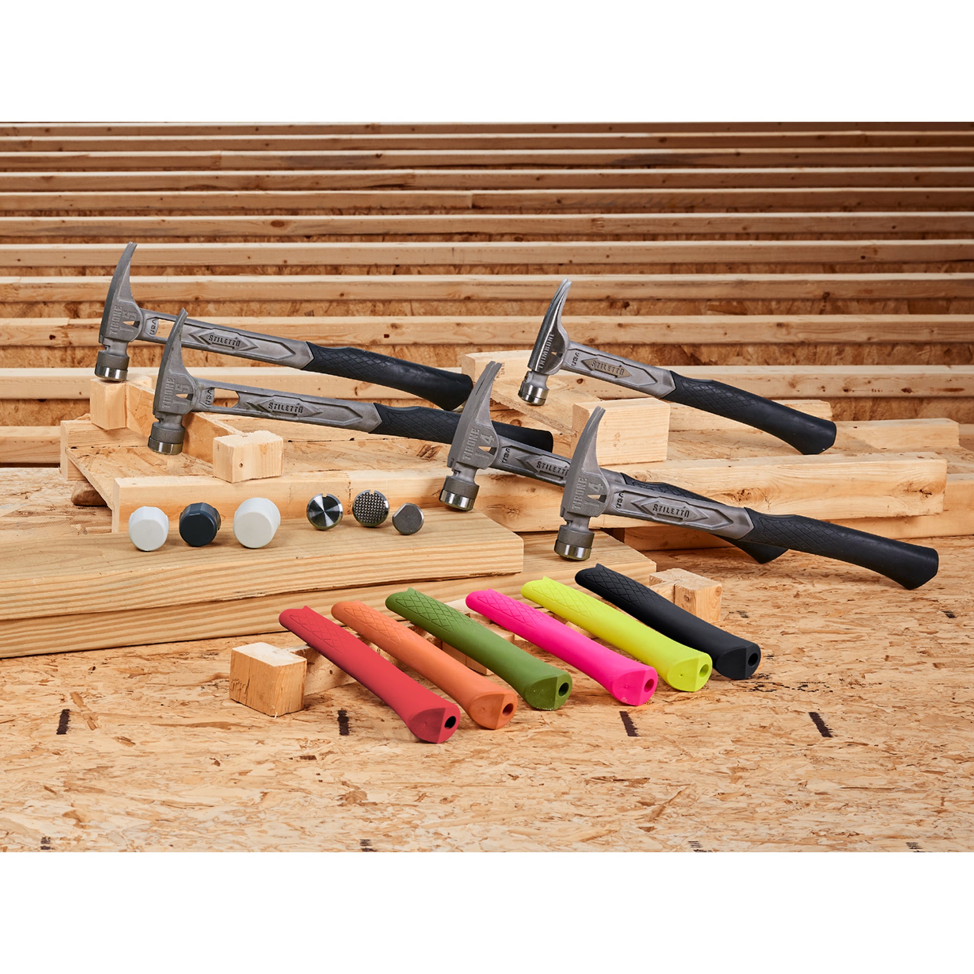 MANCHE DE REMPLACEMENT VERT POUR MARTEAU STILETTO
