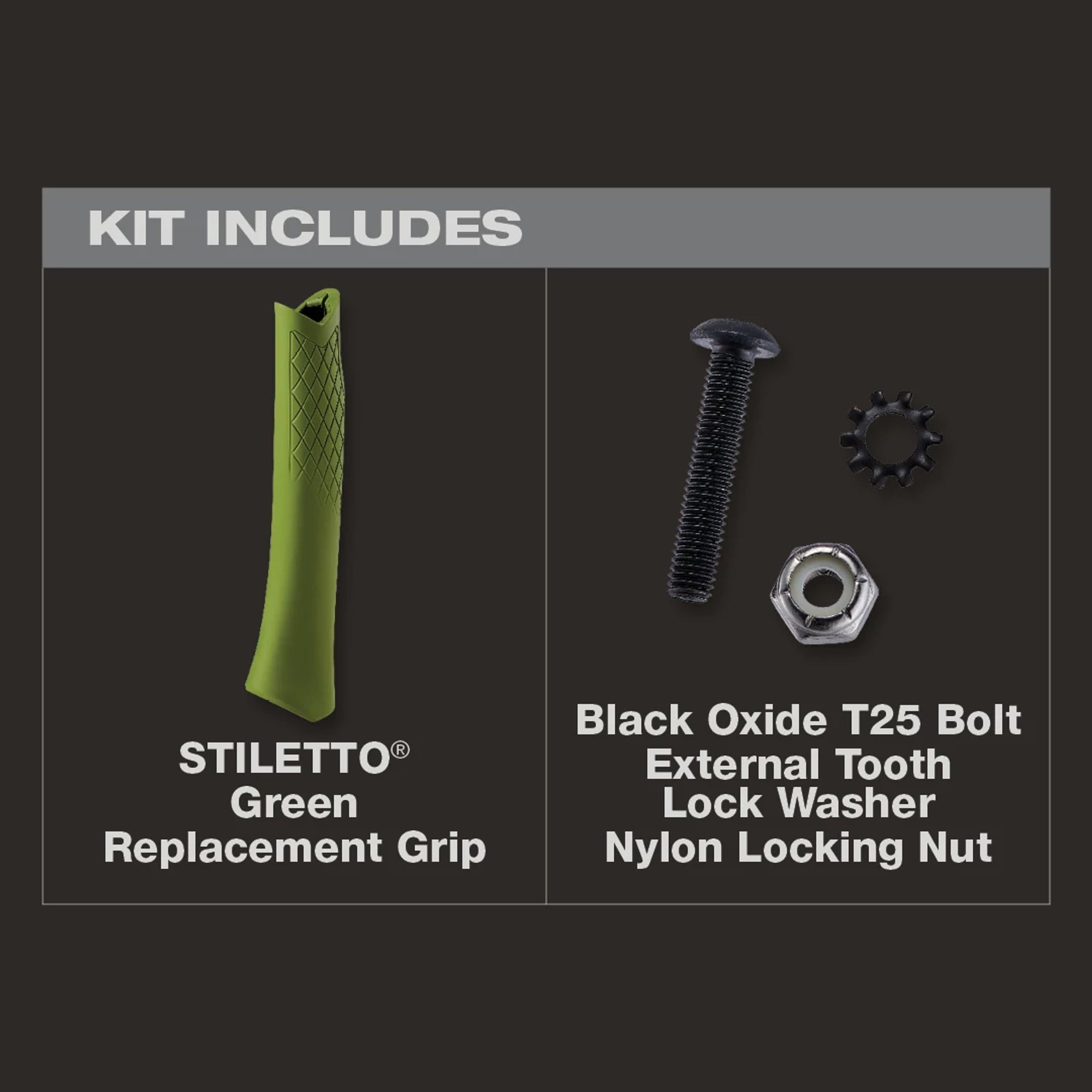 GREEN REPLACEMENT HANDLE FOR STILETTO HAMMER