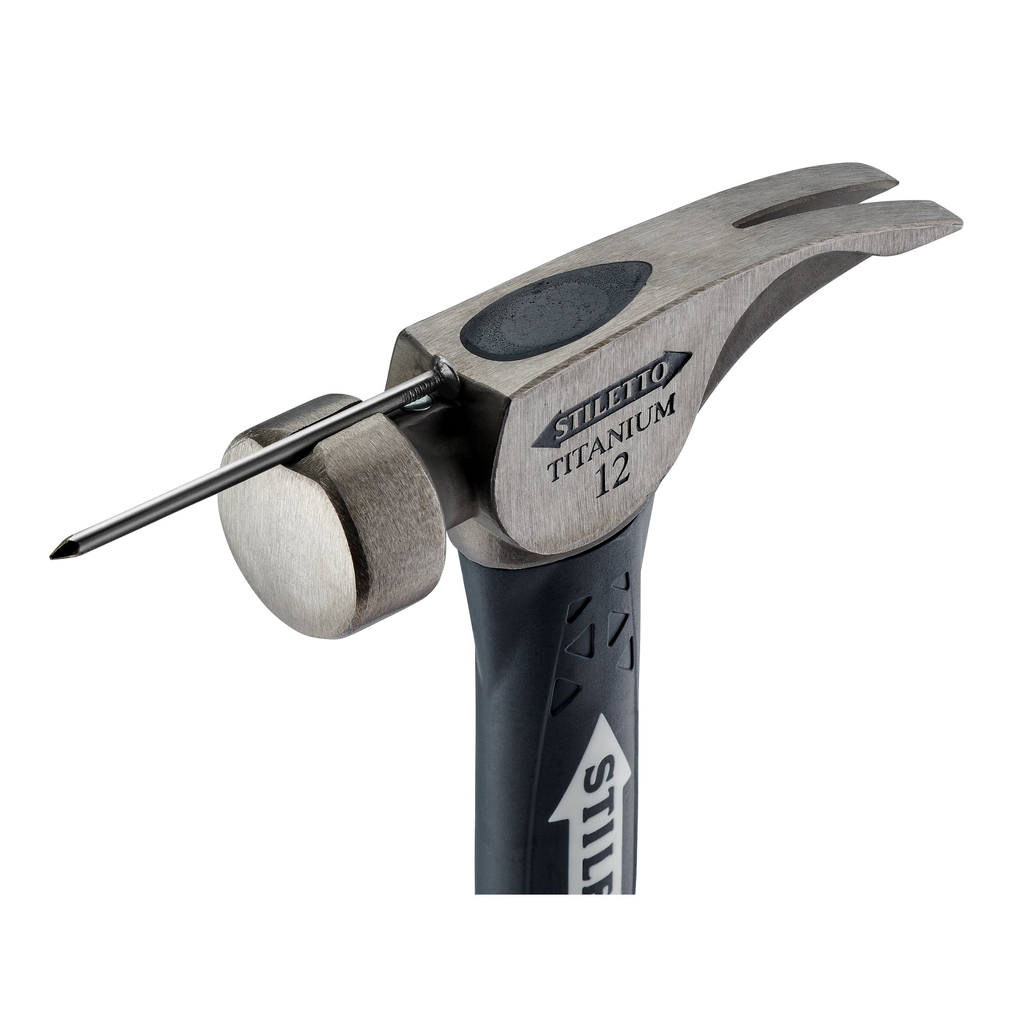12OZ TITANIUM SMOOTH FACE HAMMER & 16'' FIBER HANDLE