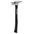 MARTEAU 14OZ EN TITANE FACE LISSE & MANCHE EN FIBRE 16''