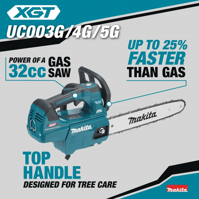 SCIE À CHAÎNE 16'' POIGNÉE SUPÉRIEURE 40V XGT BRUSHLESS