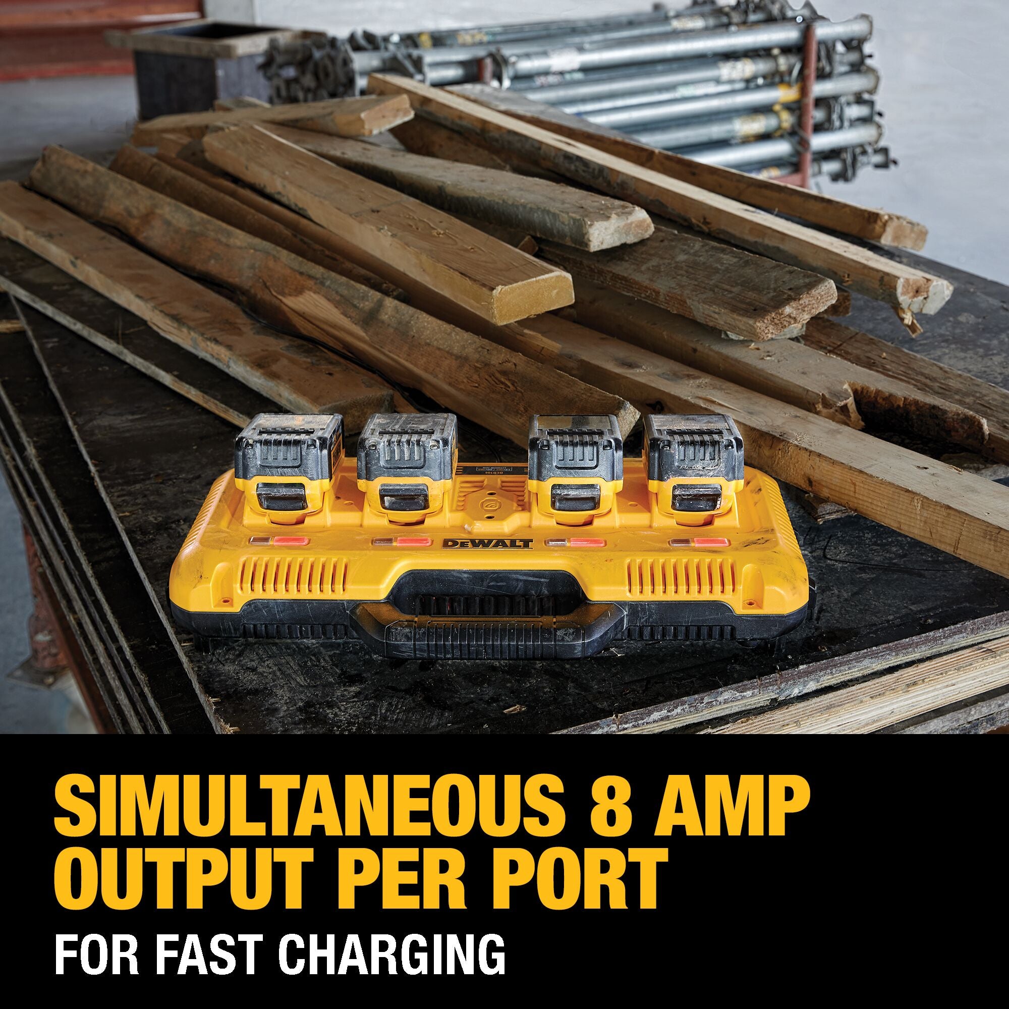 4-Port 20V Simultaneous Fast Charger