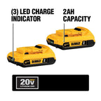 20V MAX LITHIUM-ION 2.0AH COMPACT BATTERY (2 PK)