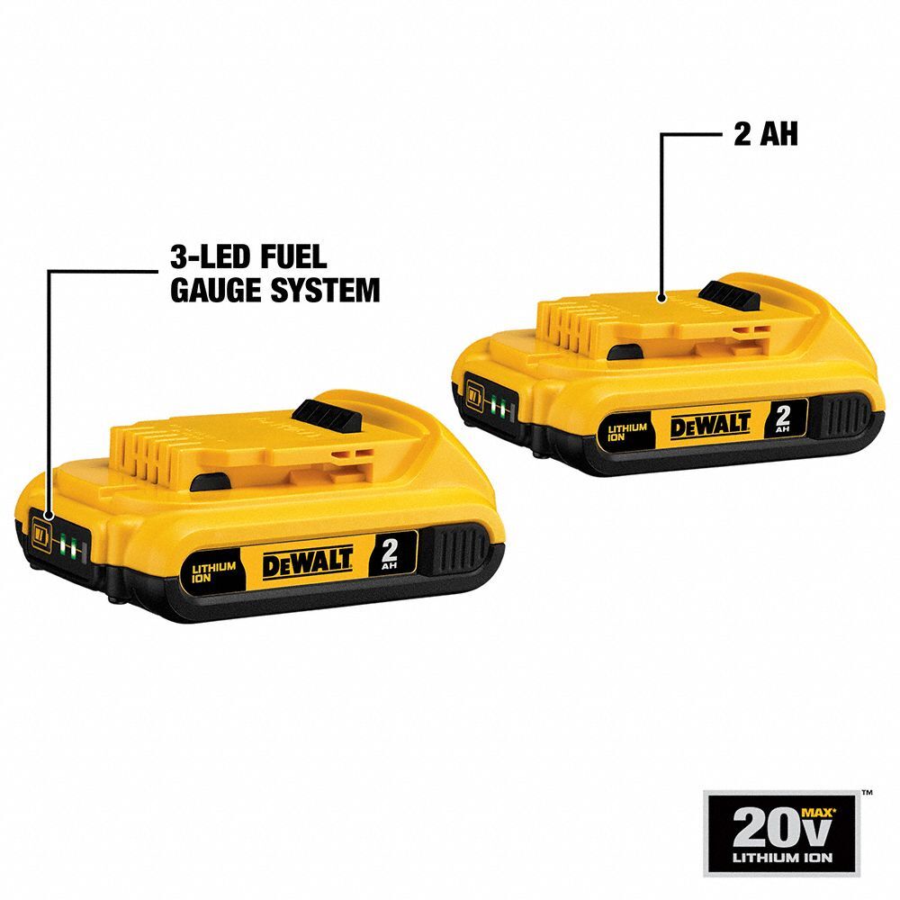 20V MAX LITHIUM-ION 2.0AH COMPACT BATTERY (2 PK)