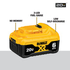 20V MAX XR 6.0AH LITHIUM-ION BATTERY (2PK)