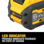 BATTERIE 6.0AH LITHIUM-ION 20V / 60V FLEXVOLT (PQT 2)