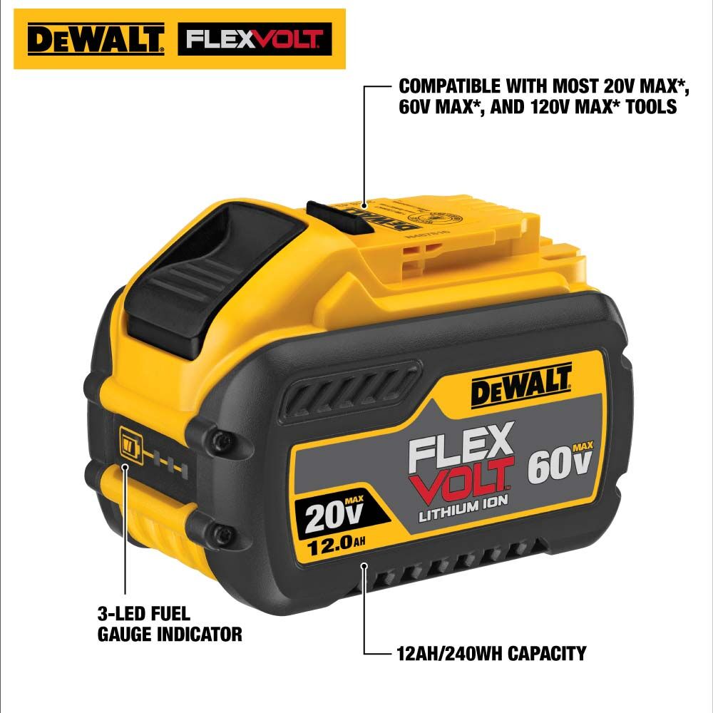 BATTERIE 9.0AH LITHIUM-ION 20V / 60V FLEXVOLT