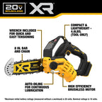 20V MAX BRUSHLESS 8" PRUNING CHAINSAW