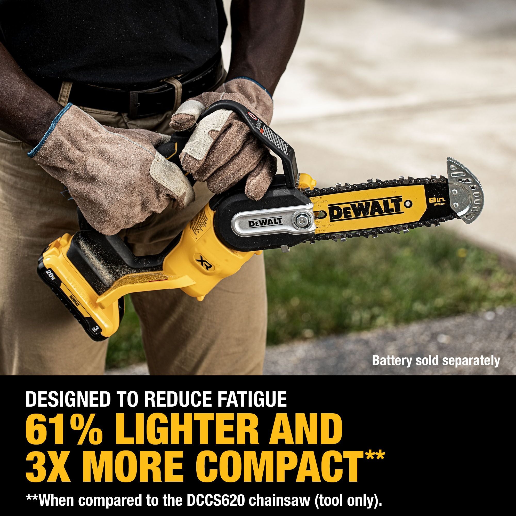 20V MAX BRUSHLESS 8" PRUNING CHAINSAW