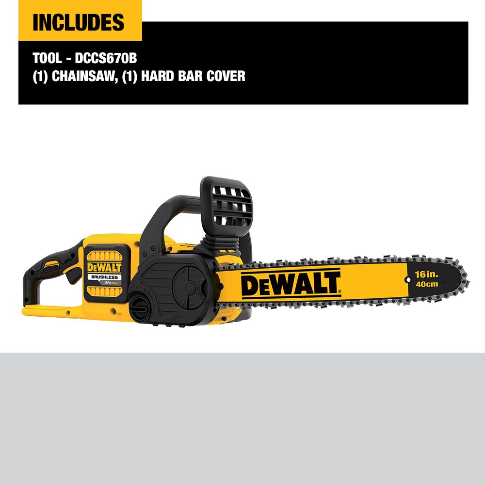 SCIE À CHAÎNE 16'' FLEXVOLT BRUSHLESS 60V MAX