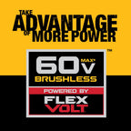 60V MAX FLEXVOLT BRUSHLESS 16'' CHAINSAW