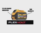 BATTERIE 6.0AH LITHIUM-ION 20V / 60V FLEXVOLT