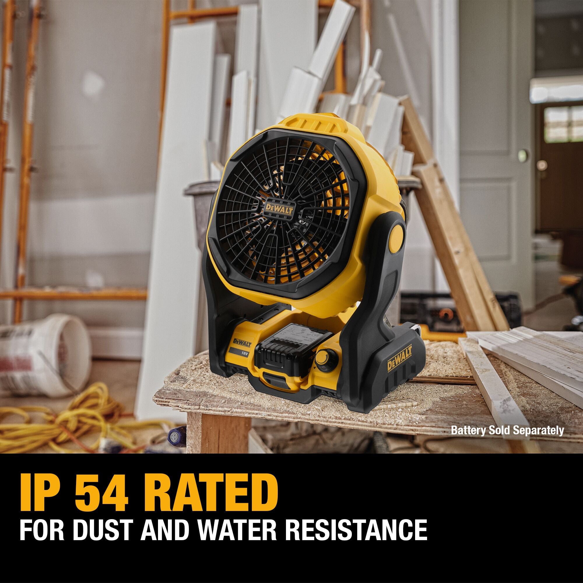 VENTILATEUR DE CHANTIER 20V MAX