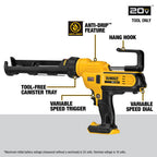 PISTOLET À CALFEUTRER CARTOUCHE 300ML 20V MAX