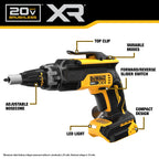 20V MAX BRUSHLESS DRYWALL SCREWDRIVER