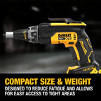 20V MAX BRUSHLESS DRYWALL SCREWDRIVER