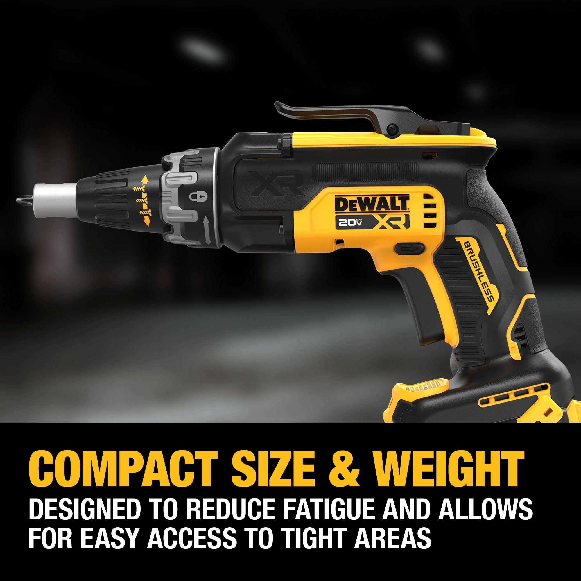 20V MAX BRUSHLESS DRYWALL SCREWDRIVER