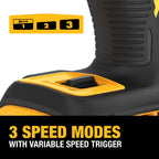 20V MAX XR 1/4" BRUSHLESS 3-SPEED IMPACT DRIVER