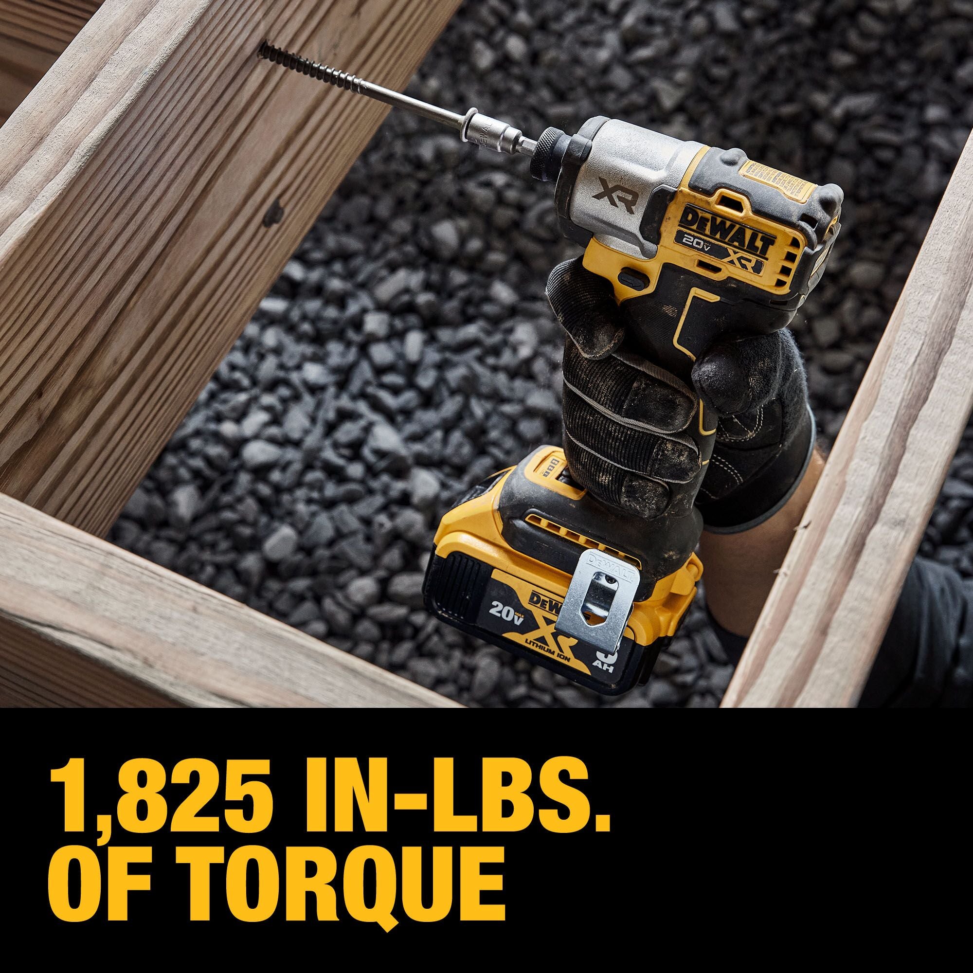 ENSEMBLE TOURNEVIS À CHOCS 1/4'' BRUSHLESS 20V MAX  (5.0AH)