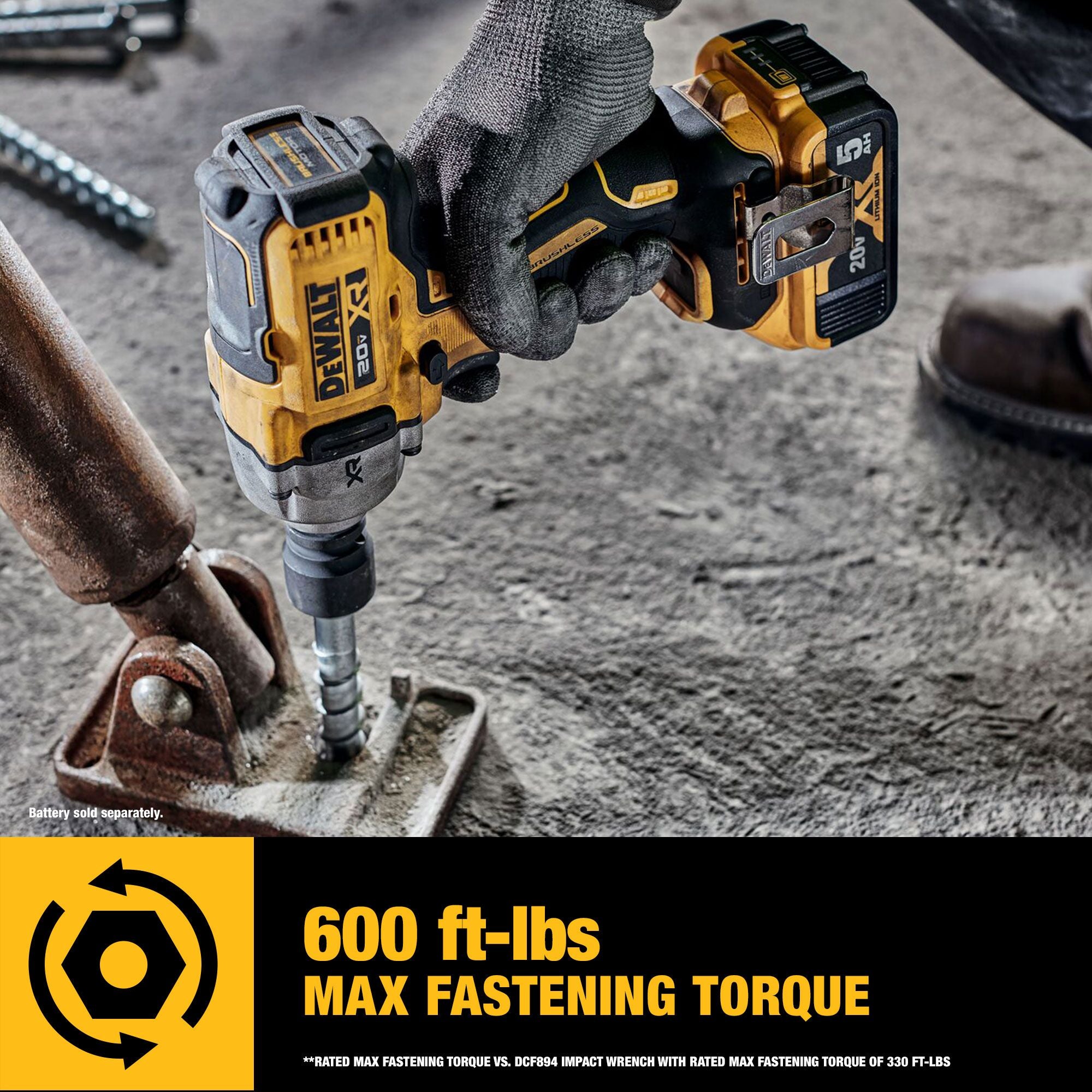 20V MAX 1/2'' BRUSHLESS MID-TORQUE IMPACT WRENCH (HOG RING)