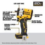 3/8" ATOMIC 20V MAX BRUSHLESS IMPACT WRENCH (HOG RING)