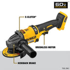 RECTIFIEUSE COUDÉE 4-1/2'' / 6'' FLEXVOLT 60V