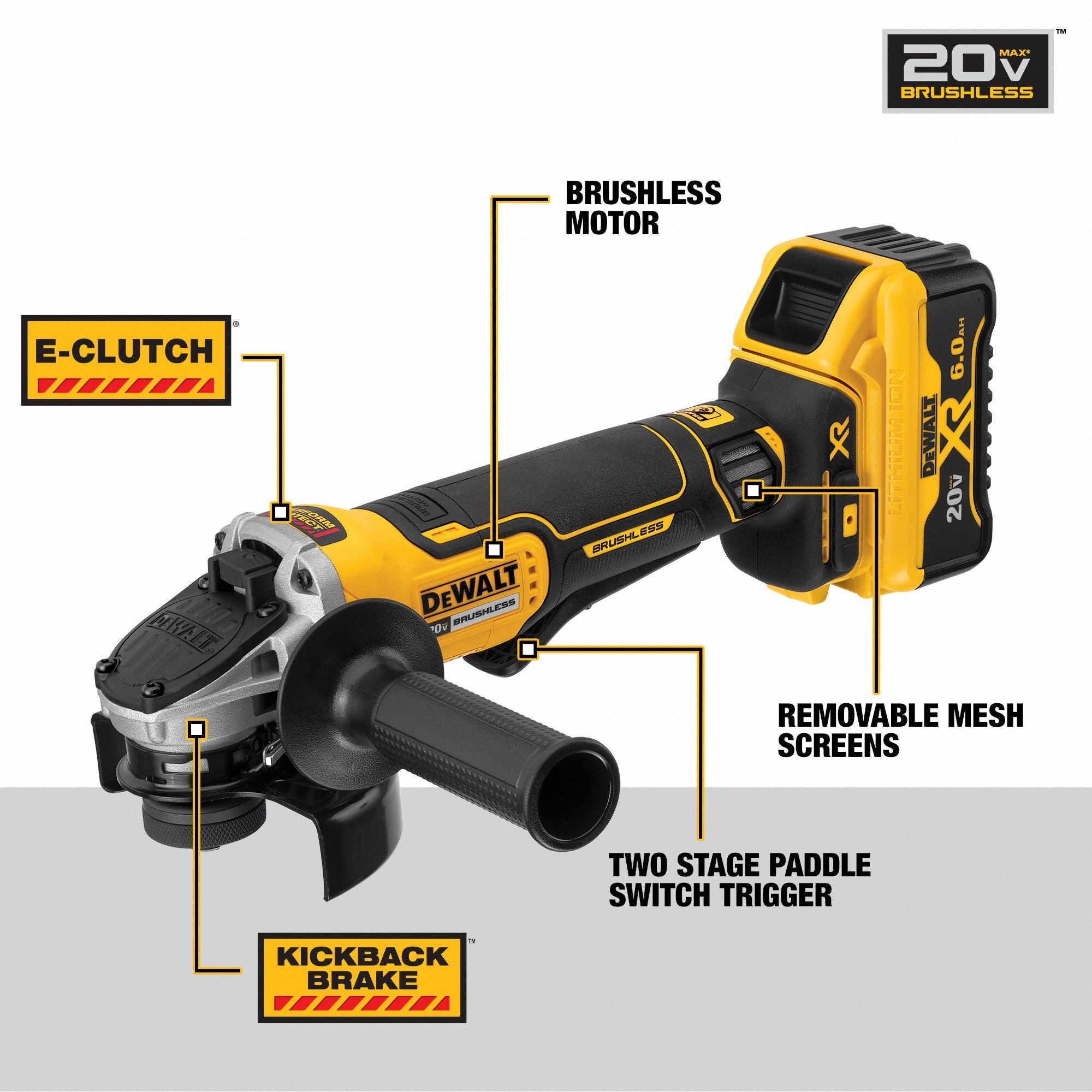 60V MAX* FLEXVOLT 4-1/2'' / 6'' CORDLESS GRINDER KIT (9.0)