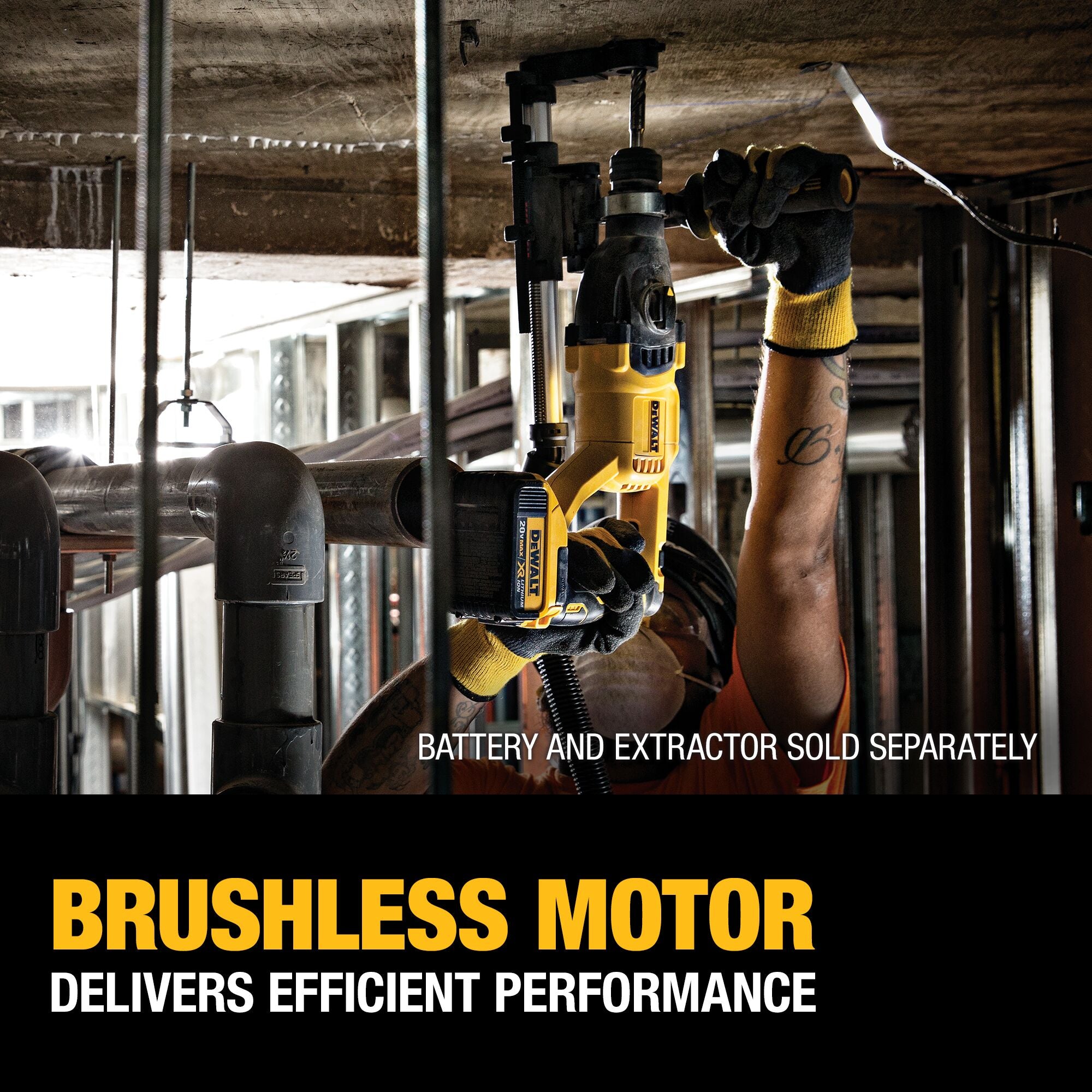 MARTEAU ROTATIF 1'' SDS+ BRUSHLESS POIGNÉ EN D 20V MAX XR
