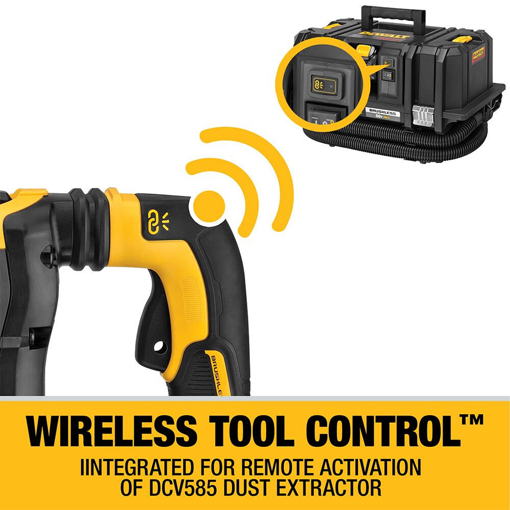 MARTEAU ROTATIF 1-3/4'' SDS-MAX BRUSHLESS FLEXVOLT 60V MAX