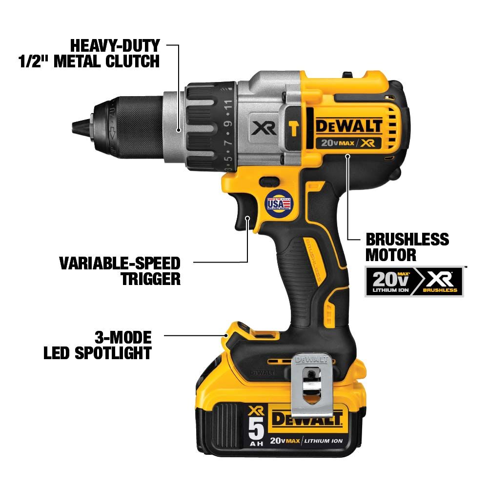 ENSEMBLE DE 6 OUTILS BRUSHLESS 20V MAX XR ( 5.0AH )