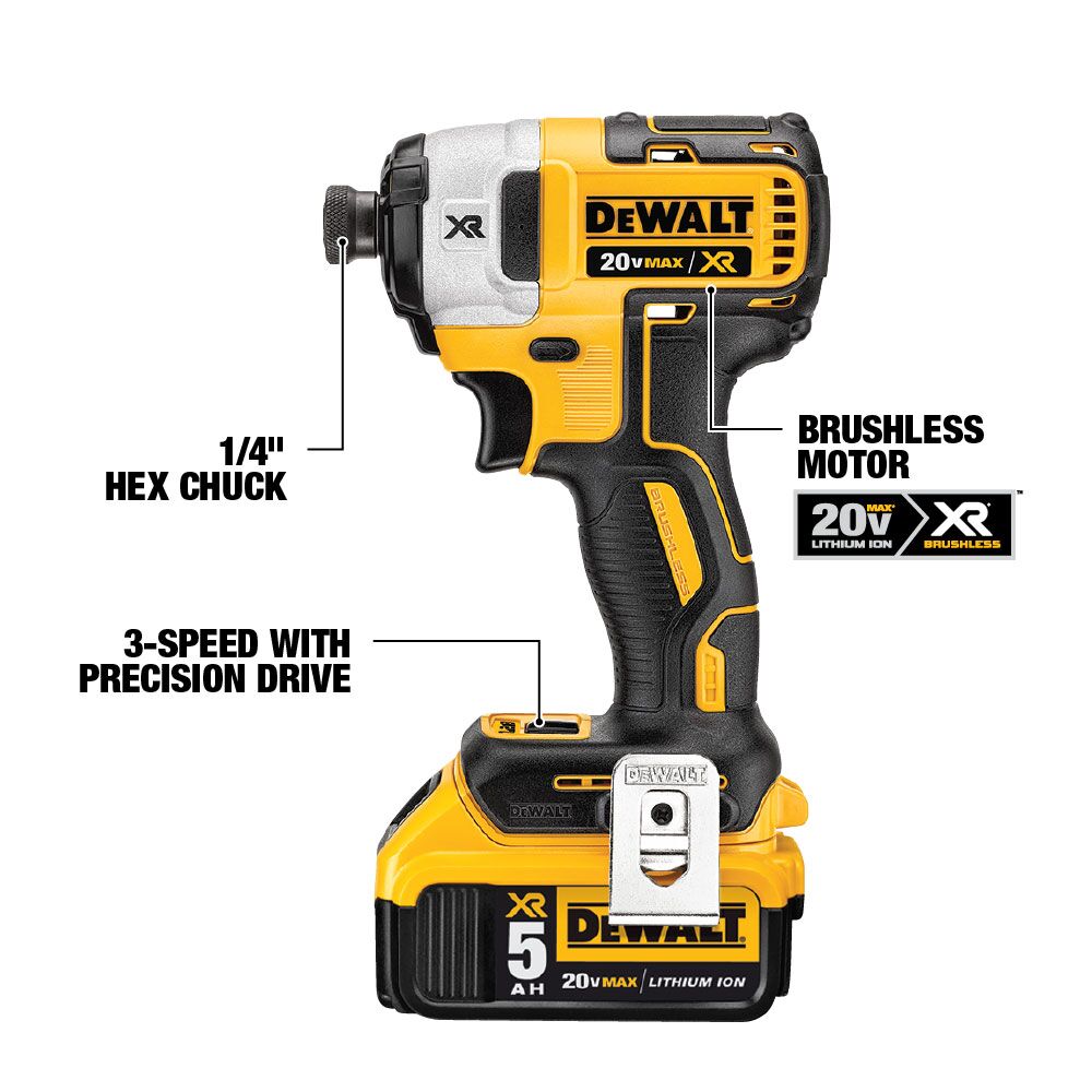 ENSEMBLE DE 6 OUTILS BRUSHLESS 20V MAX XR ( 5.0AH )