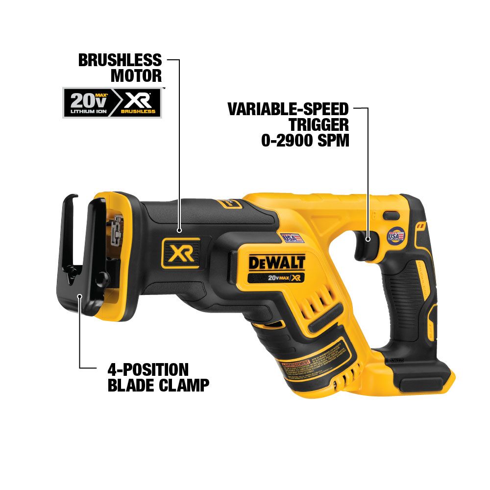 ENSEMBLE DE 6 OUTILS BRUSHLESS 20V MAX XR ( 5.0AH )