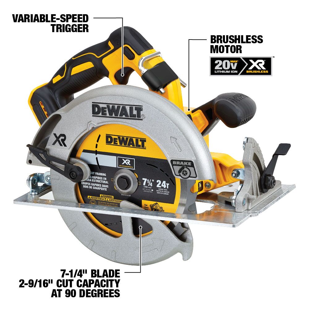 ENSEMBLE DE 6 OUTILS BRUSHLESS 20V MAX XR ( 5.0AH )