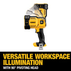 20V MAX 1,500 LUMENS JOBSITE SPOTLIGHT