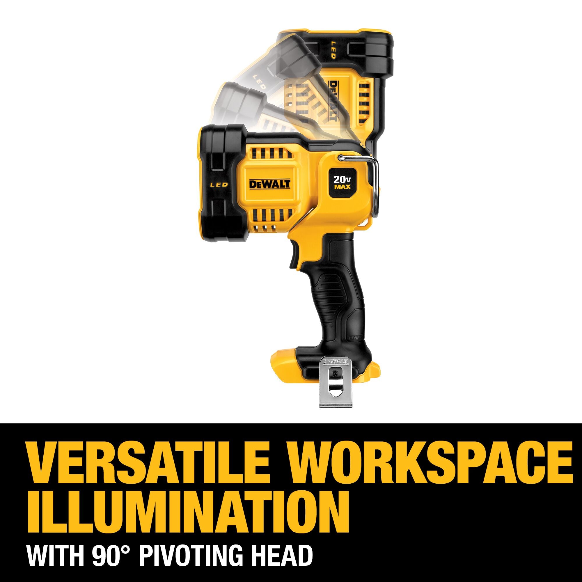 20V MAX 1,500 LUMENS JOBSITE SPOTLIGHT