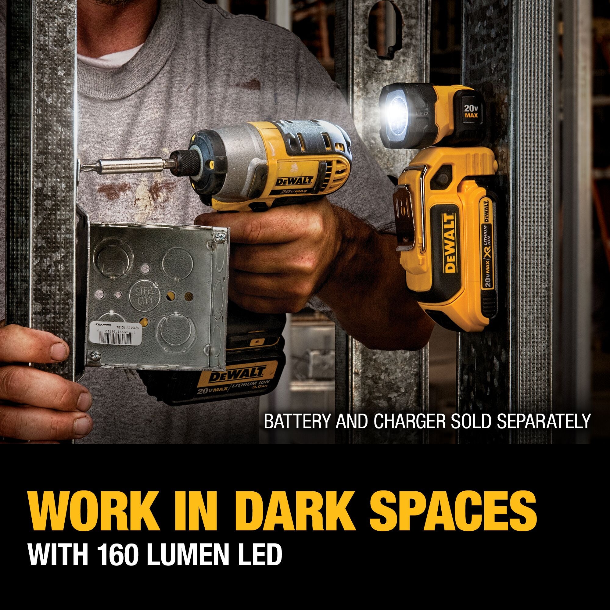 20V MAX 160 LUMEN PORTABLE WORK LIGHT