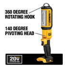 LAMPE DE TRAVAIL 500 LUMENS PORTATIVE 20V MAX