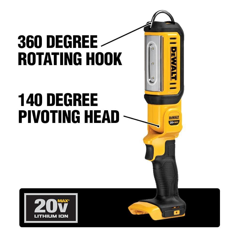 LAMPE DE TRAVAIL 500 LUMENS PORTATIVE 20V MAX