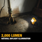 LAMPE DE TRAVAIL 2 000 LUMENS COMPACTE 12V/20V MAX