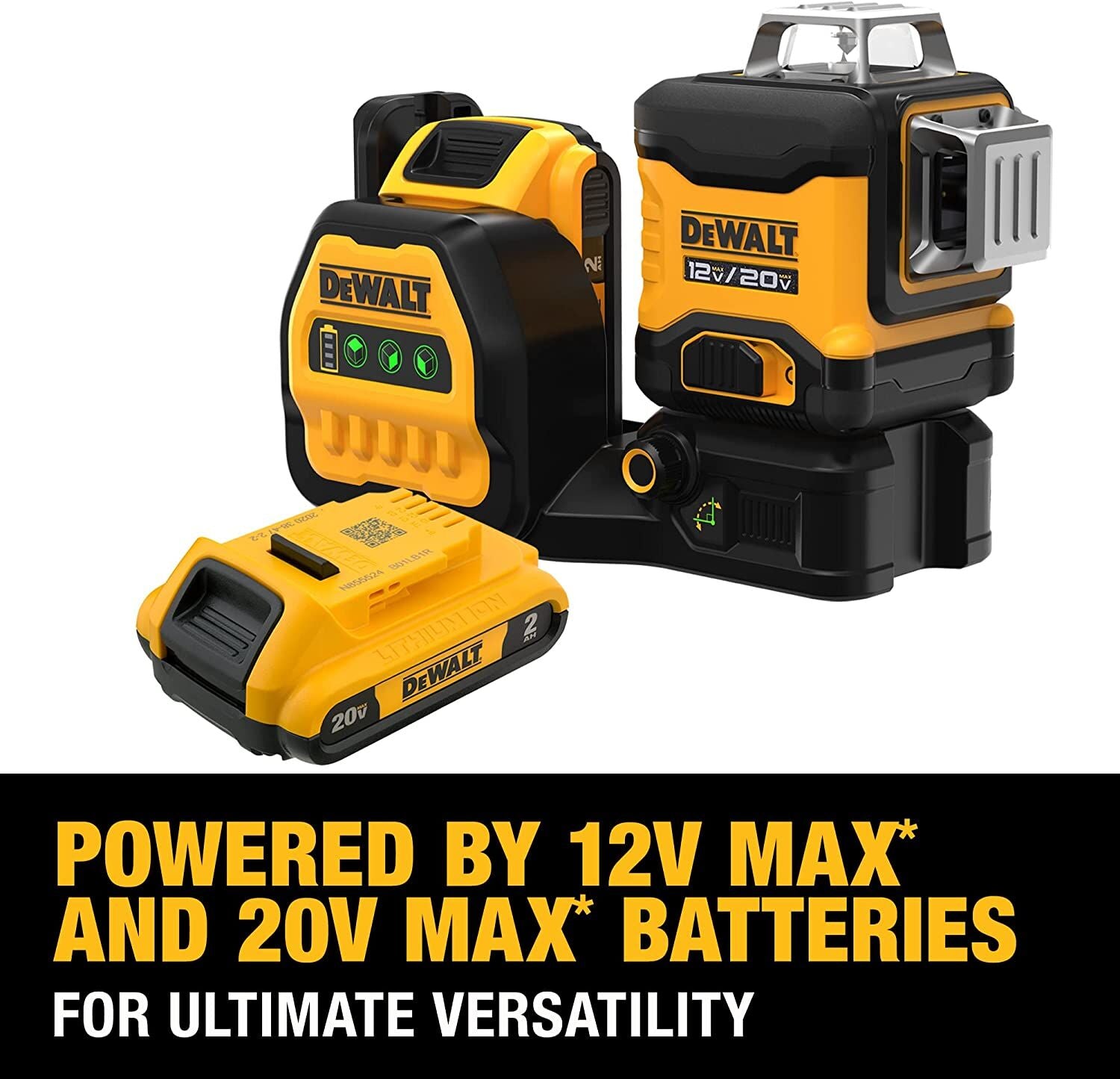 AUTOMATIC 360° 3-LINE GREEN LASER LEVEL 12V / 20V